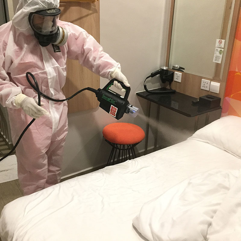 Disinfection Cleaning of Hotel Mattresses