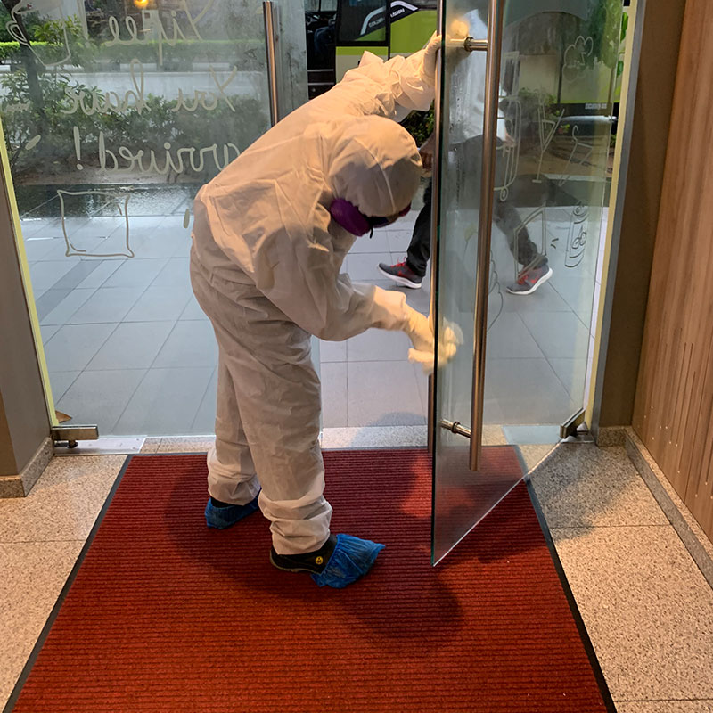 Disinfection of High Touch Areas in establishments