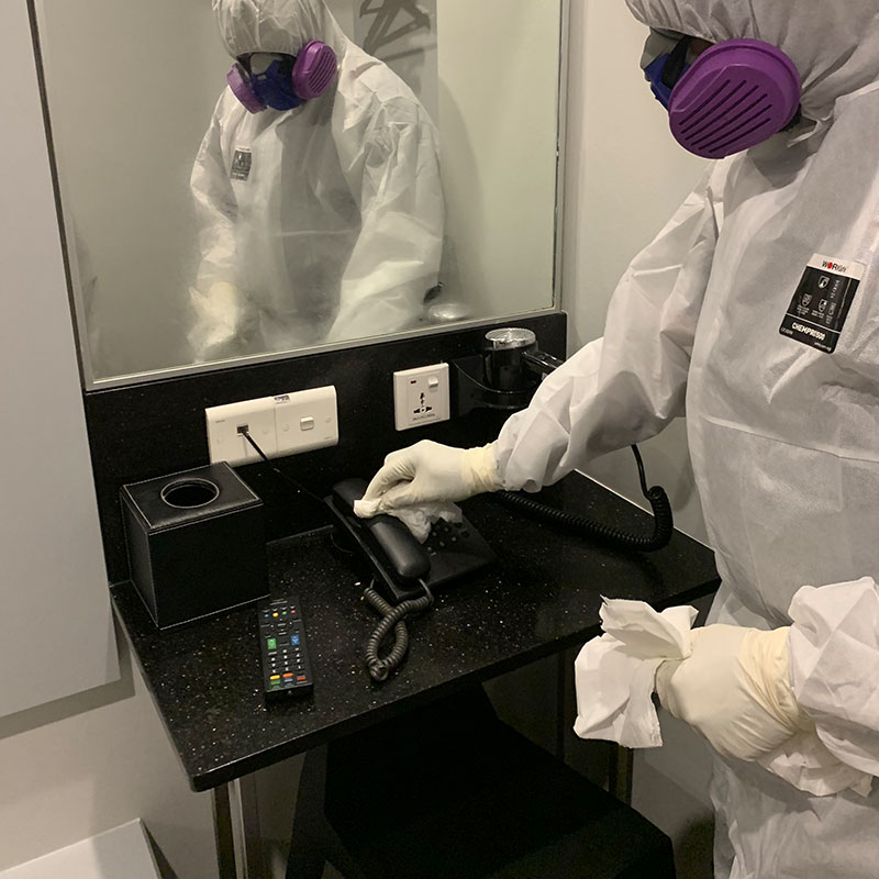Surface Wipe Down Disinfection Cleaning