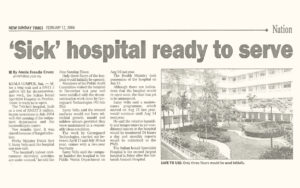 ‘Sick’ Hospital Ready to Serve