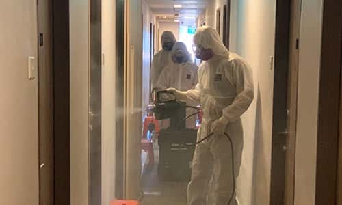 COVID-19 Disinfection with Bio-Fogging