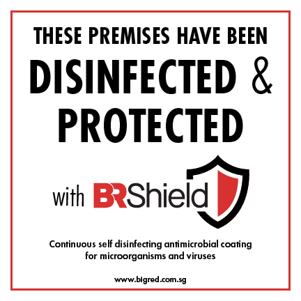 Premises Disinfected and Protected with BRShield