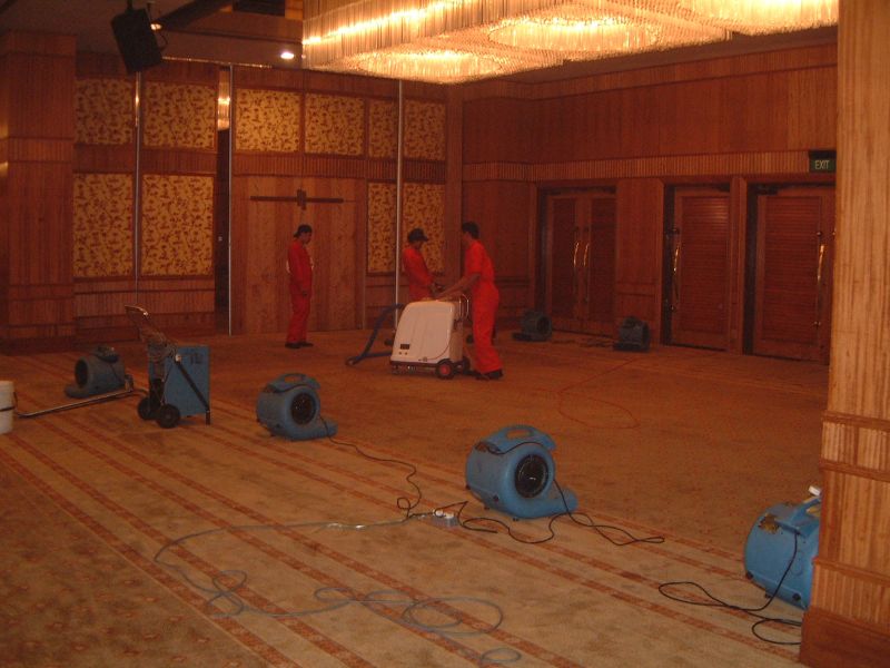 Flooding in a Hotel Ballroom