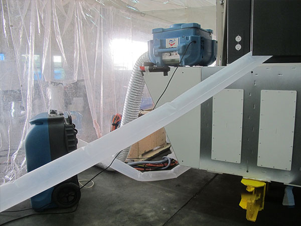Mold Remediation for a High-Tech Flight Simulator
