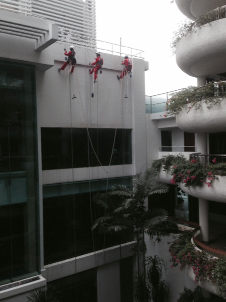 Facade Cleaning Service in Singapore by Big Red