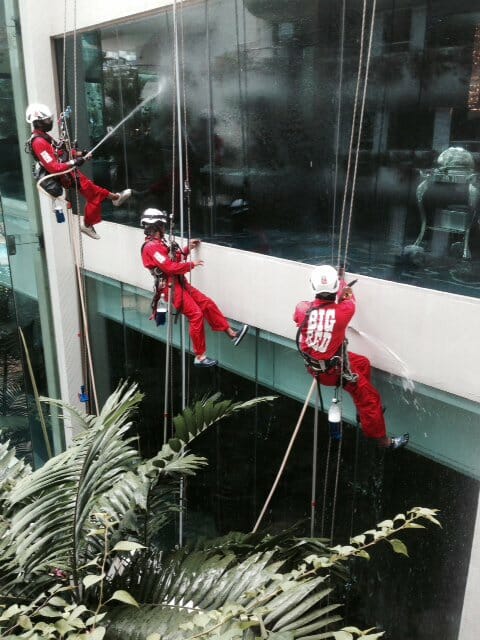 Facade Cleaning Service in Singapore by Big Red